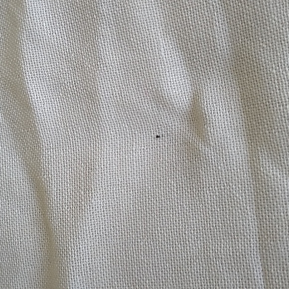 Threshold curtain natural white light filtering with gray trim 2 panels - Picture 11 of 13